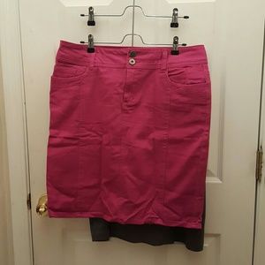 Pink skirt